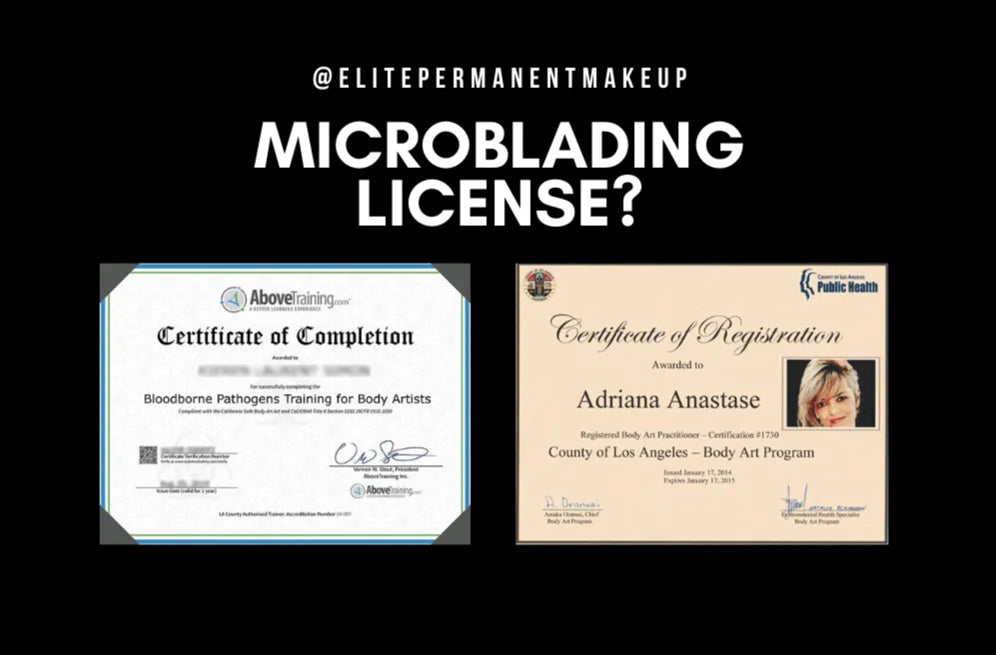 How do I get Licensed in Microblading?