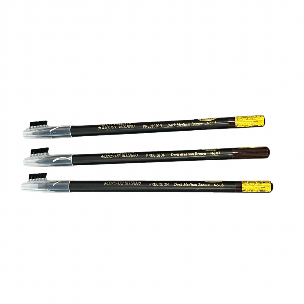 Eyebrow Pencils (Set of 3 - Brown)