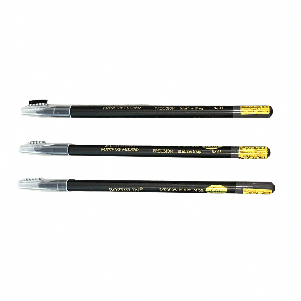 Eyebrow Pencils (Set of 3 - Grey)